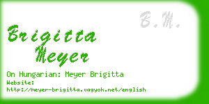 brigitta meyer business card